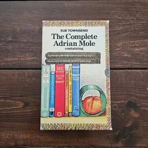 THE ADRIAN MOLE DIARIES by Sue Townsend, 2-in-1 Omnibus, Hardcover Sleeve 1986